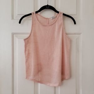 Freebird Peach Sleeveless Top with Buttons down back Size Small